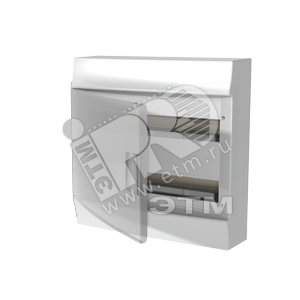Щит распределительный навесной ЩРн-п Mistral41 36М пластиковый прозрачная дверь с клеммами 2ряда