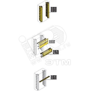 DIN-рейка+пластрон 150мм для шкафа GEMINI размер 4-5 LUC 1SL0309A00 ABB