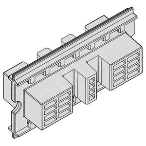 Держатель шины медной l 50мм 24шт pbhb1125 1stq007426a0000