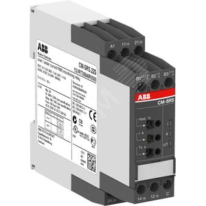 Реле контроля тока CM-SRS.12 1ф диапазоны измерения 0.3-1.5А/1-5A/3-15A 1SVR730841R1300 ABB - 2
