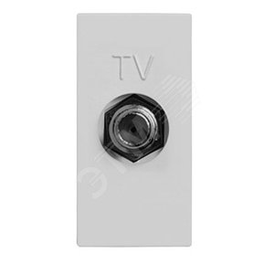 Zenit Розетка телевизионная TV одиночная серебристая N2150 PL ABB - 3