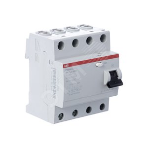 Выключатель дифференциального тока (УЗО) 4п 25А 30мА FH204 АС FH204 AC-25/0,03 ABB - 6