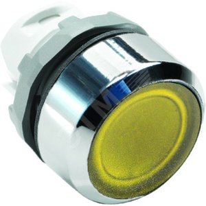 Кнопка желтая без фиксации MP1-21Y низкая с подсветкой 1SFA611100R2103 ABB - 2