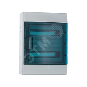 Щит распределительный навесной ЩРн-П-24 пластиковый прозрачная дверь IP65 серый Mistral65 без клемм 65P12X22 ABB - 4