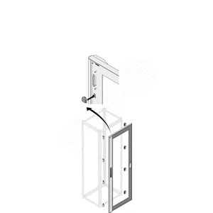 Дверь со стеклом IP40 1800x750мм PDLG1870 ABB - 3
