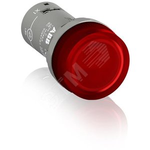 Лампа CL2-520R красная со встроенным светодиодом 220В DC 1SFA619403R5201 ABB - 2