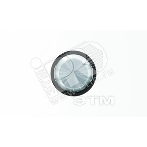 Клавиша для одноклавишных выключателей/переключателей/кнопок SKY Moon кольцо черное стекло