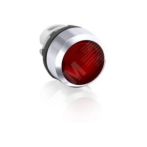 Кнопка MP1-31R красная (только корпус) подсветка без фиксации PUSHBUTTON MP1-31R ABB - 2
