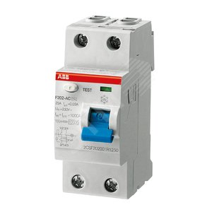 Выключатель дифференциального тока (УЗО) 2п 40А 30мА F202 А F202 A-40/0,03 ABB - 3