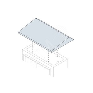Комплект крыша и основание для шкафов dae шхг 600 x 600 мм