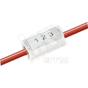 SNAP232 Держатель маркера для провода, зещелкивающийся, прозрачный, открытый 1SNA235133R1000 ABB