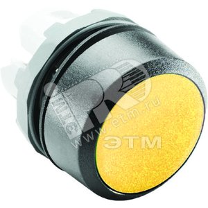 Кнопка MP1-10Y желтая без подсветки без фиксации