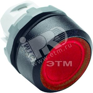 Кнопка MP1-11R красная (только корпус) с подсветкой без фиксации