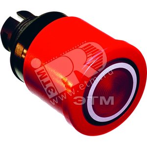 Кнопка MPMT3-11R красная с усиленной фиксацией Гриб 40мм поворотная с подсветкой