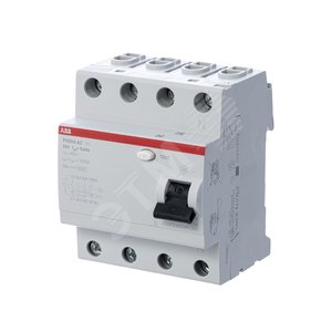 Выключатель дифференциального тока (УЗО) 4п 25А 30мА FH204 АС FH204 AC-25/0,03 ABB - 3