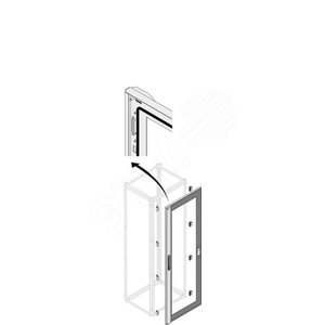 Дверь со стеклом IP65 1800x500мм PDLG1856 ABB - 3