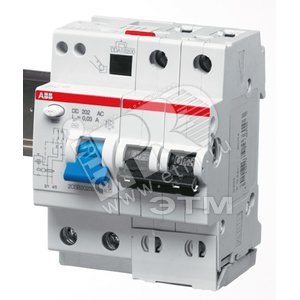 Выключатель автоматический дифференциального тока 2п 25А 30мА DS202 B-AC DS202 AC-B25/0,03 ABB
