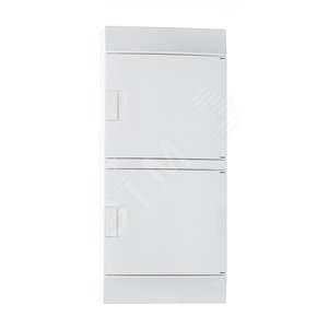 Щит распределительный встраиваемый ЩРв-п Mistral41 54М пластиковый непрозрачная дверь с клеммами 41A18X31B ABB - 5