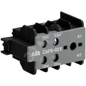 Контакт дополнительный CAF6-02E фронтальной установки для миниконтакторов B6/B7 GJL1201330R0010 ABB - 2