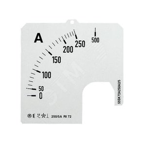Шкала для амперметра SCL-A1-8000/96 ABB - 2