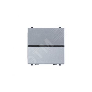 Выключатель одноклавишный, в рамку, серебро N2201 PL ABB - 5