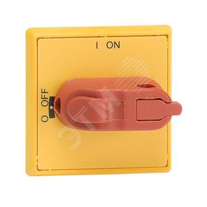 Ручка управления OHYS3RH (желто-красная) для рубильников дверного монтажа ОТ16..80FТ