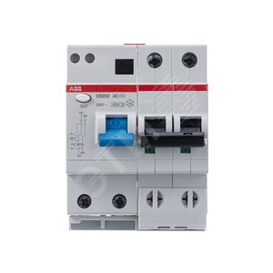 Выключатель автоматический дифференциального тока 2п 25А 30мА DS202 B-AC DS202 AC-B25/0,03 ABB - 4
