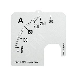 Шкала для амперметра SCL-A1-4000/72 ABB - 2