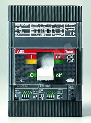 Выключатель автоматический ВА-160А 36кА Tmax2N PR221DS-LS In=100А 3p F ...