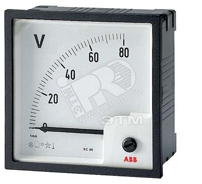 Вольтметр переменного тока прямого включения VLM-1-250/72 ABB - превью
