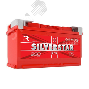 Аккумулятор автомобильный SilverStar EFB 6СТ-95   L(1)
