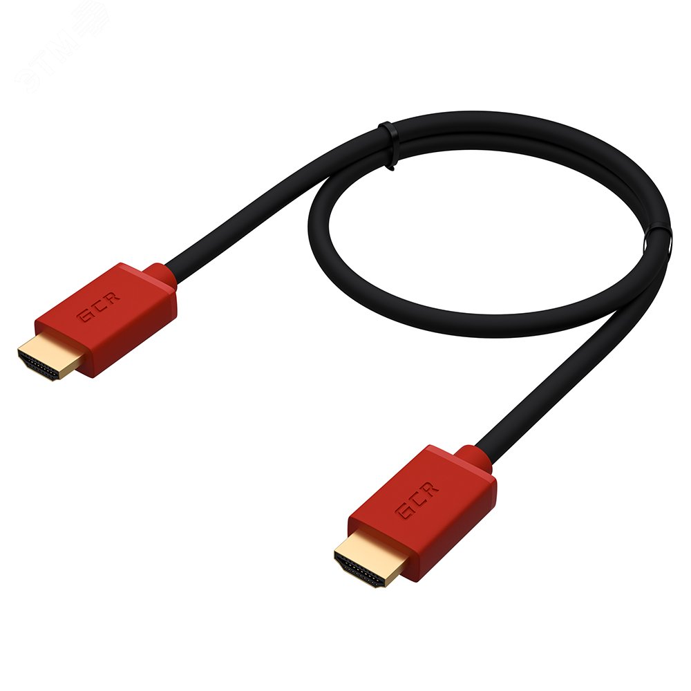 Кабель HDMI 1.4 19М на 19М, 1 м., черный-красный, позолоченные контакты  артикул GCR-HM450-1.0m Greenconnect - купить в Москве и РФ по цене 275.27  руб. в интернет-магазине ЭТМ iPRO | характеристики, аналоги, стоимость