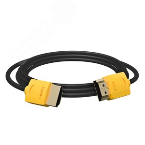 Кабель HDMI 2.0, Ultra HD 19М на 19М, 1 м., SLIM желтый