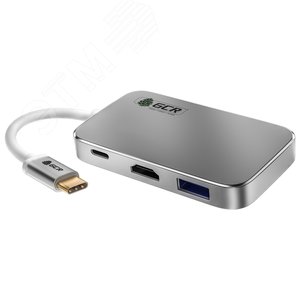 Изображение товара Хаб 3 в 1, USB Type C на HDMI, USB 3.0 (шт)