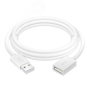 Удлинитель USB 2.0 AM на AF, 1 м., белый, морозостойкий GCR-UEC5M-BB-1.0m Greenconnect