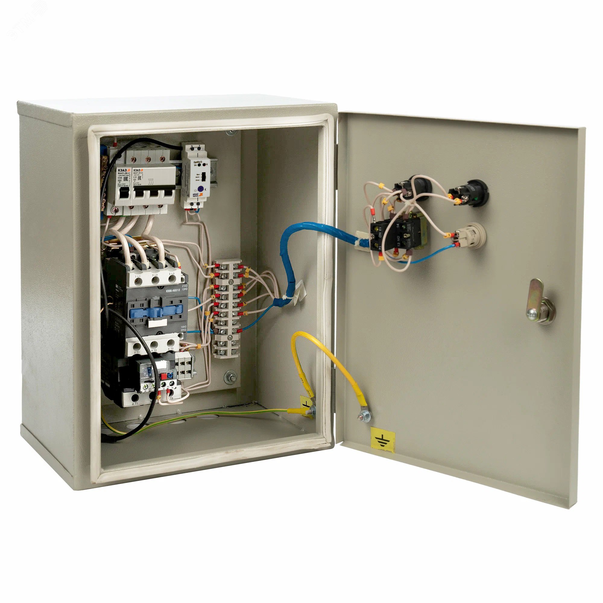 Изображение товара Низковольтное комплектное устройство ЯУО9603-3874 У2 IP54 63А Таймер КЭАЗ