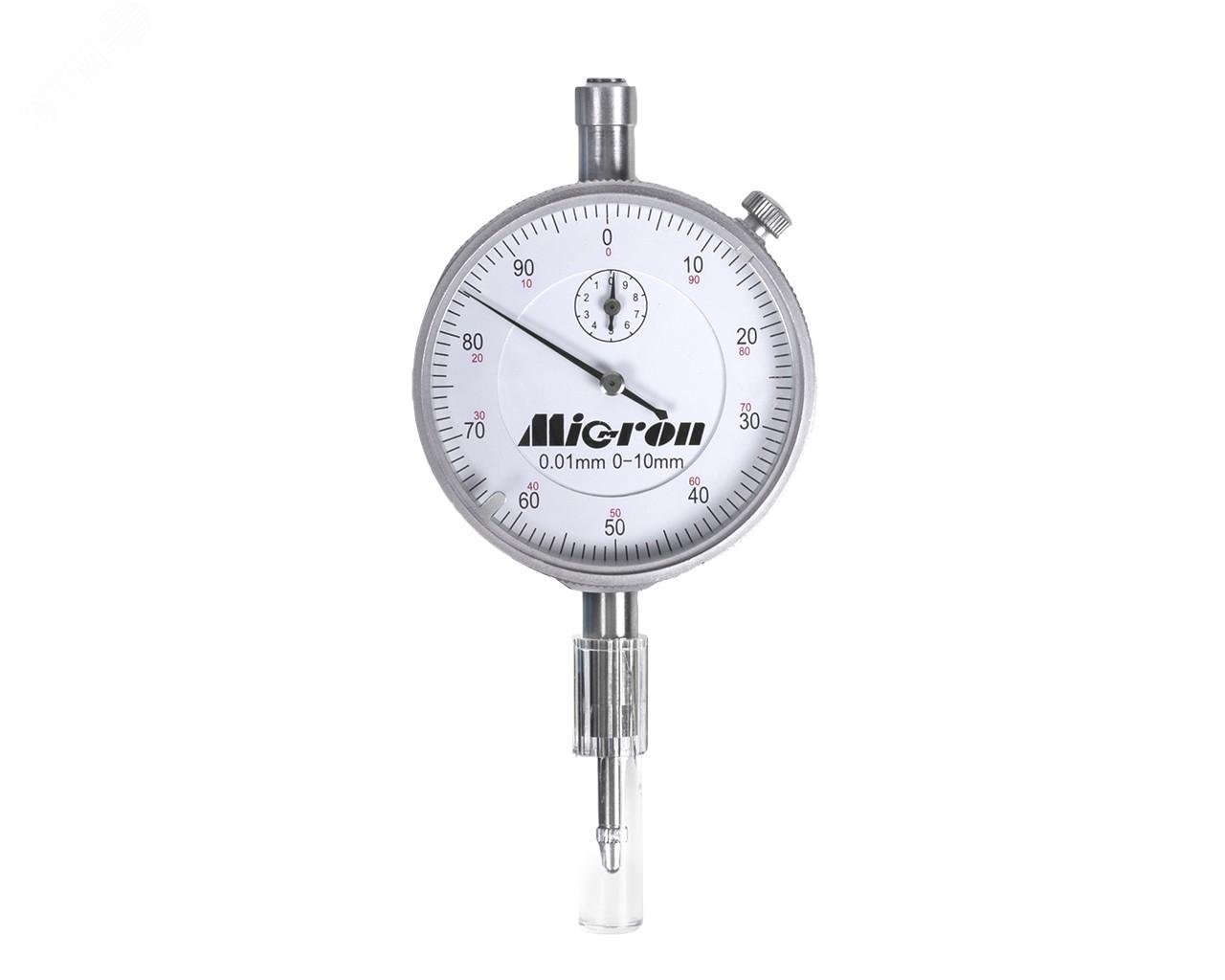 Изображение товара Индикатор часового типа 0-10 0.01 с уш. (ГРСИ №82404-21) с поверкой МИК (шт)