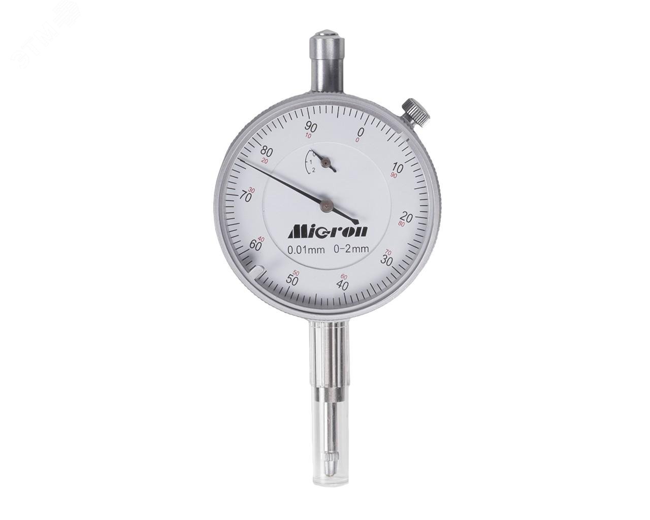 Изображение товара Индикатор часового типа Micron 0-2 0.01 с поверкой МИК