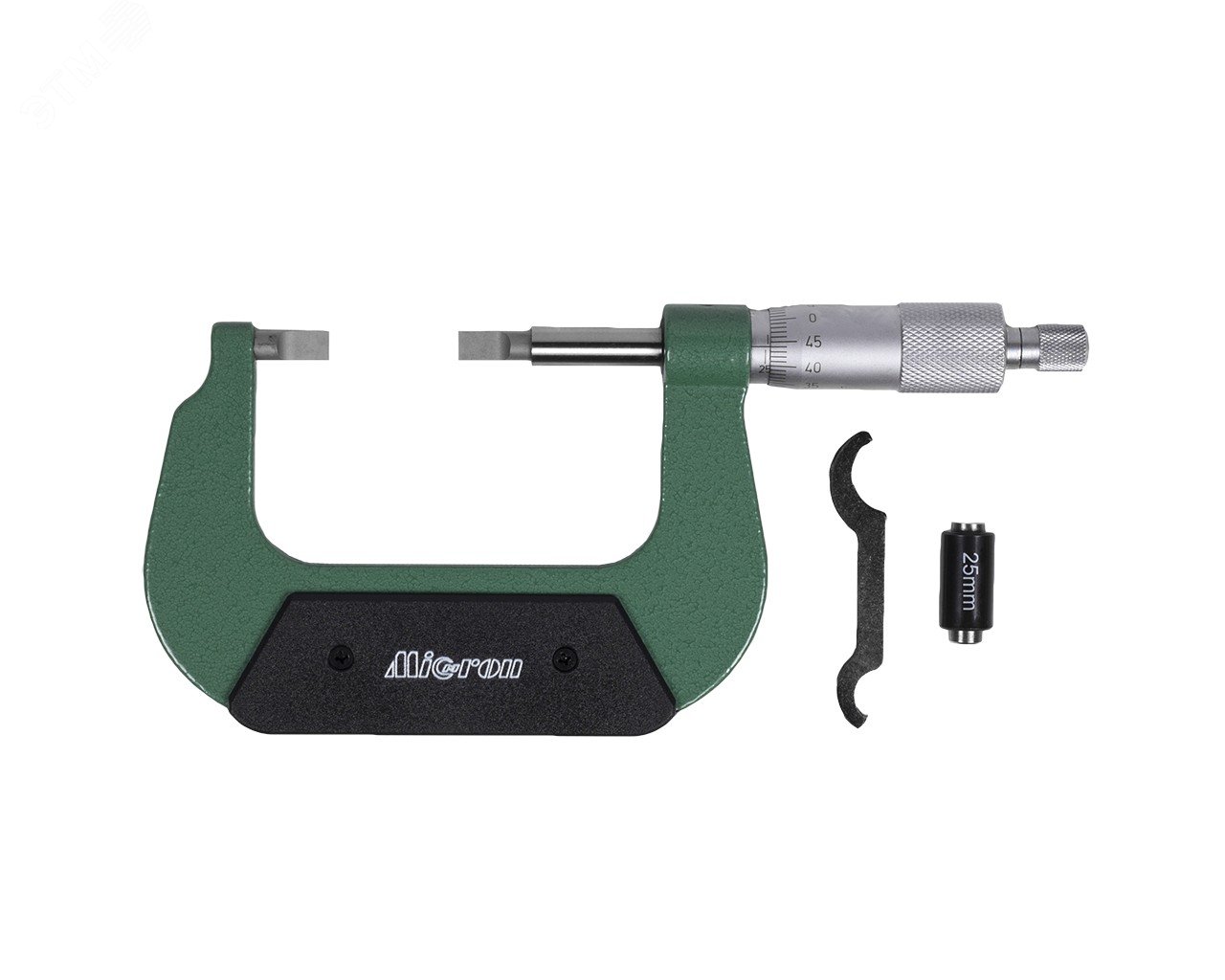 Изображение товара Микрометр лезвийный МКЛ-50 0.01 для измерения диаметров канавок