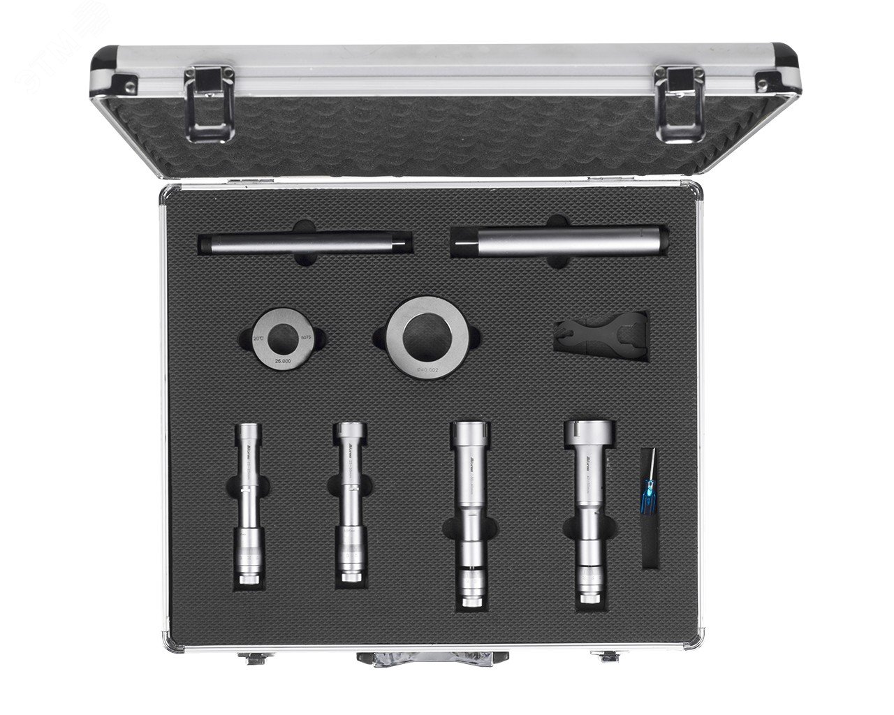 Изображение товара Набор нутромеров микрометрических 20-50 0.005 у/к Micron Трехточечный