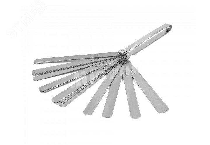 Изображение товара Набор щупов 0,02-1 мм 17шт для точных измерений контроль зазоров