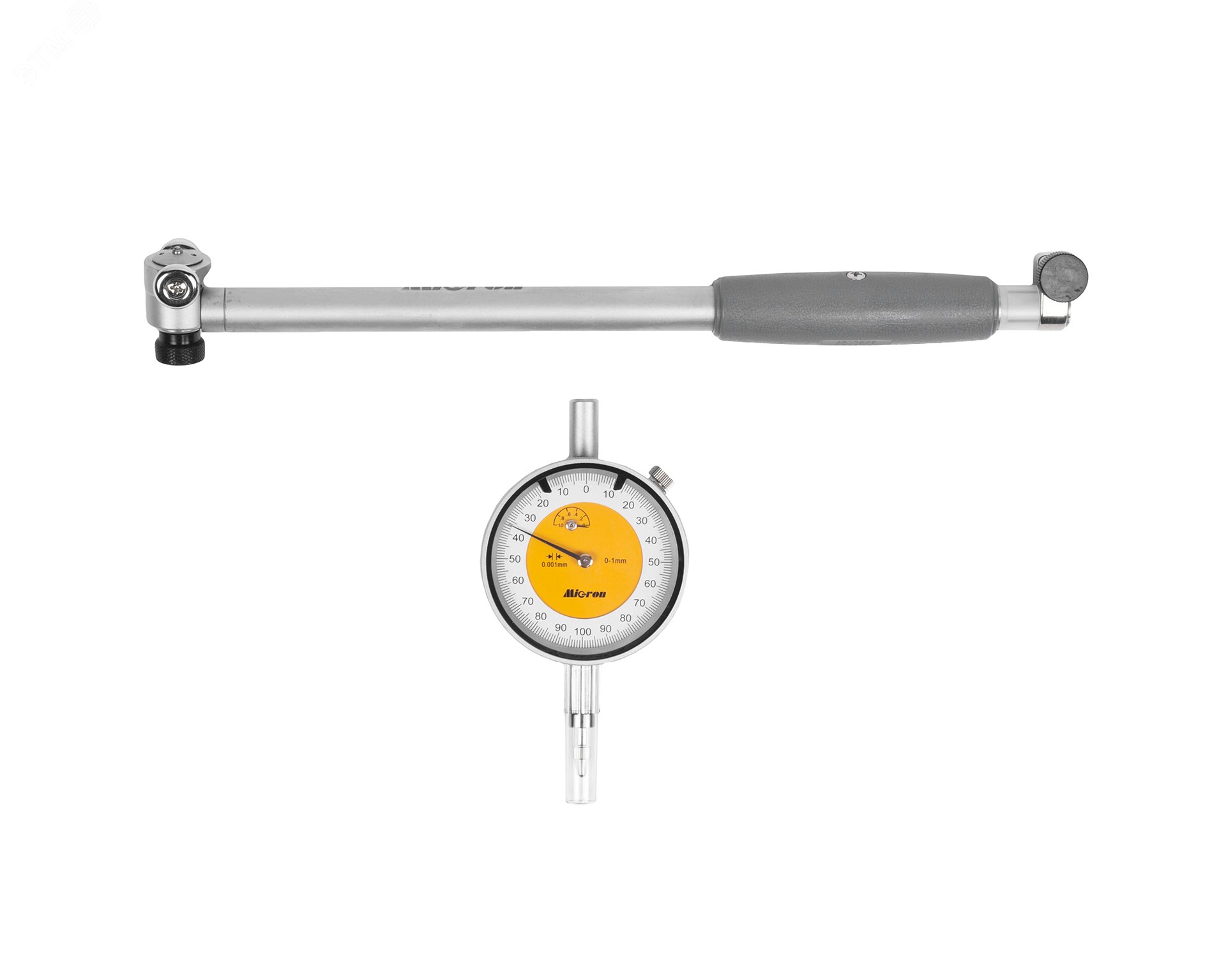 Изображение товара Нутромер индикаторный пов.точн. 35-50 0.001 с удлинителями Micron