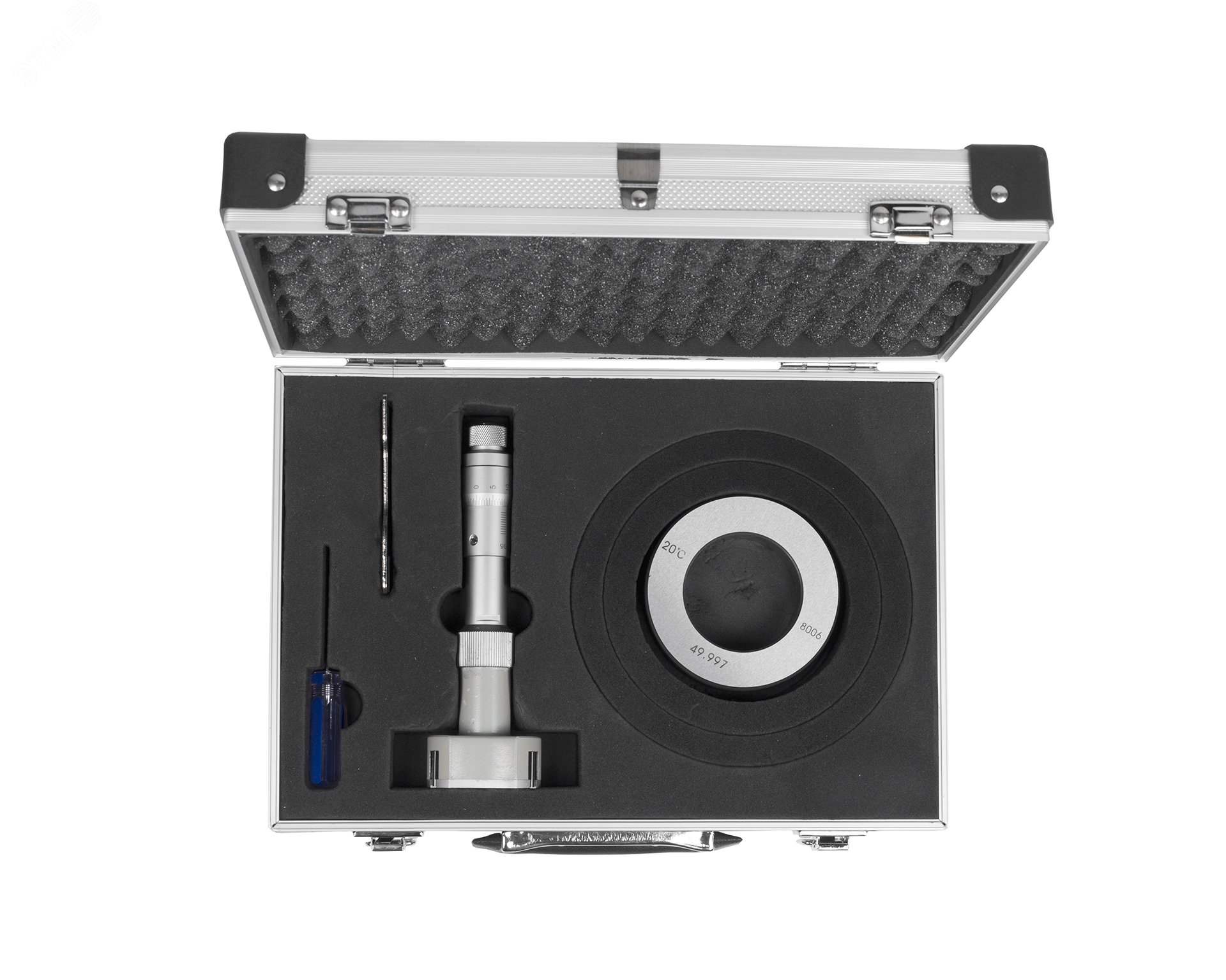 Изображение товара Нутромер микрометрический трехточечный 50-63 0.005 МИК для точных измерений отверстий