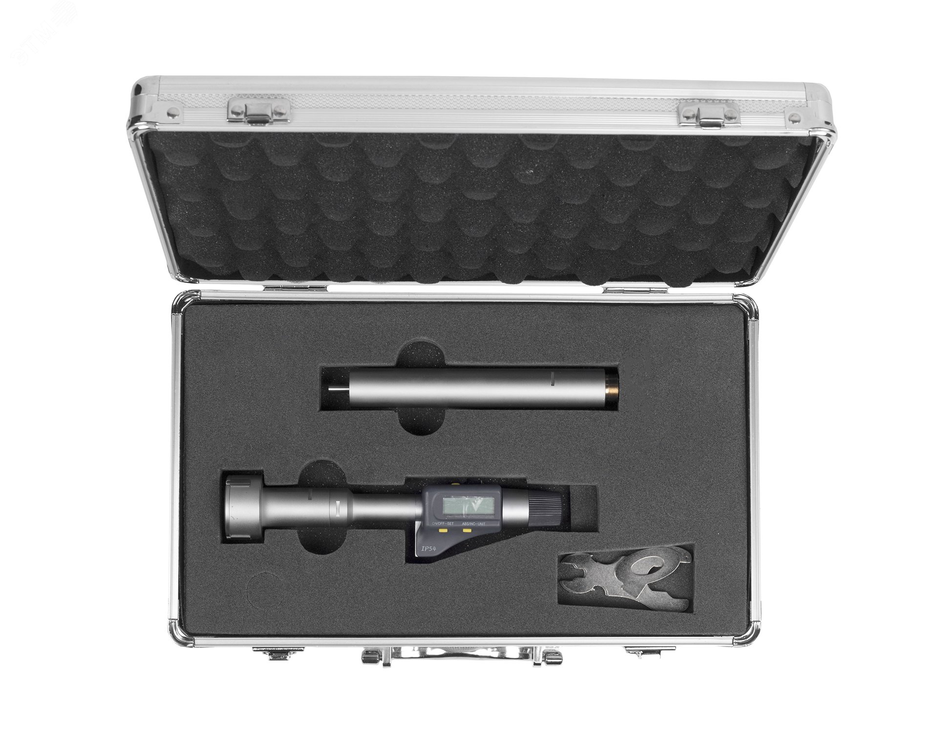 Изображение товара Нутромер микрометрический 3-точечный электронный 40-50 0.001 с установочным кольцом (шт)