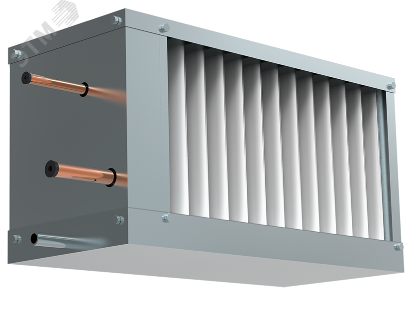 Изображение товара Воздухоохладитель фреоновый ZWS-R 400х200-3 для прямоугольных каналов