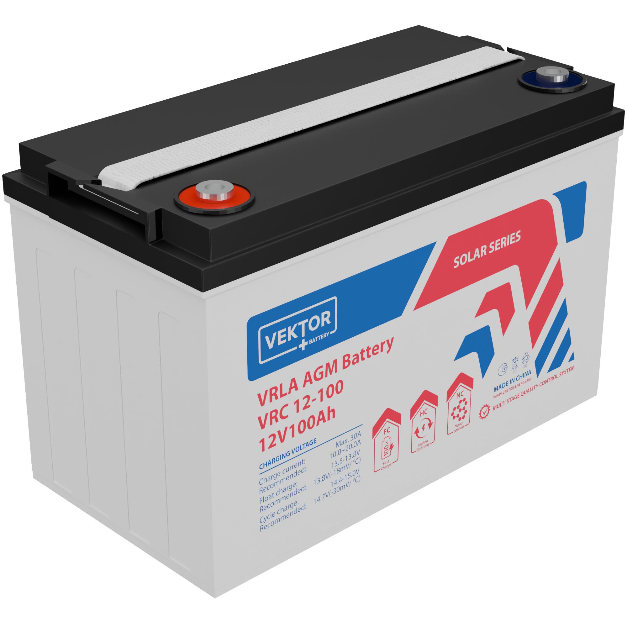 Аккумуляторная батарея VEKTOR BATTERY VRC 12-100