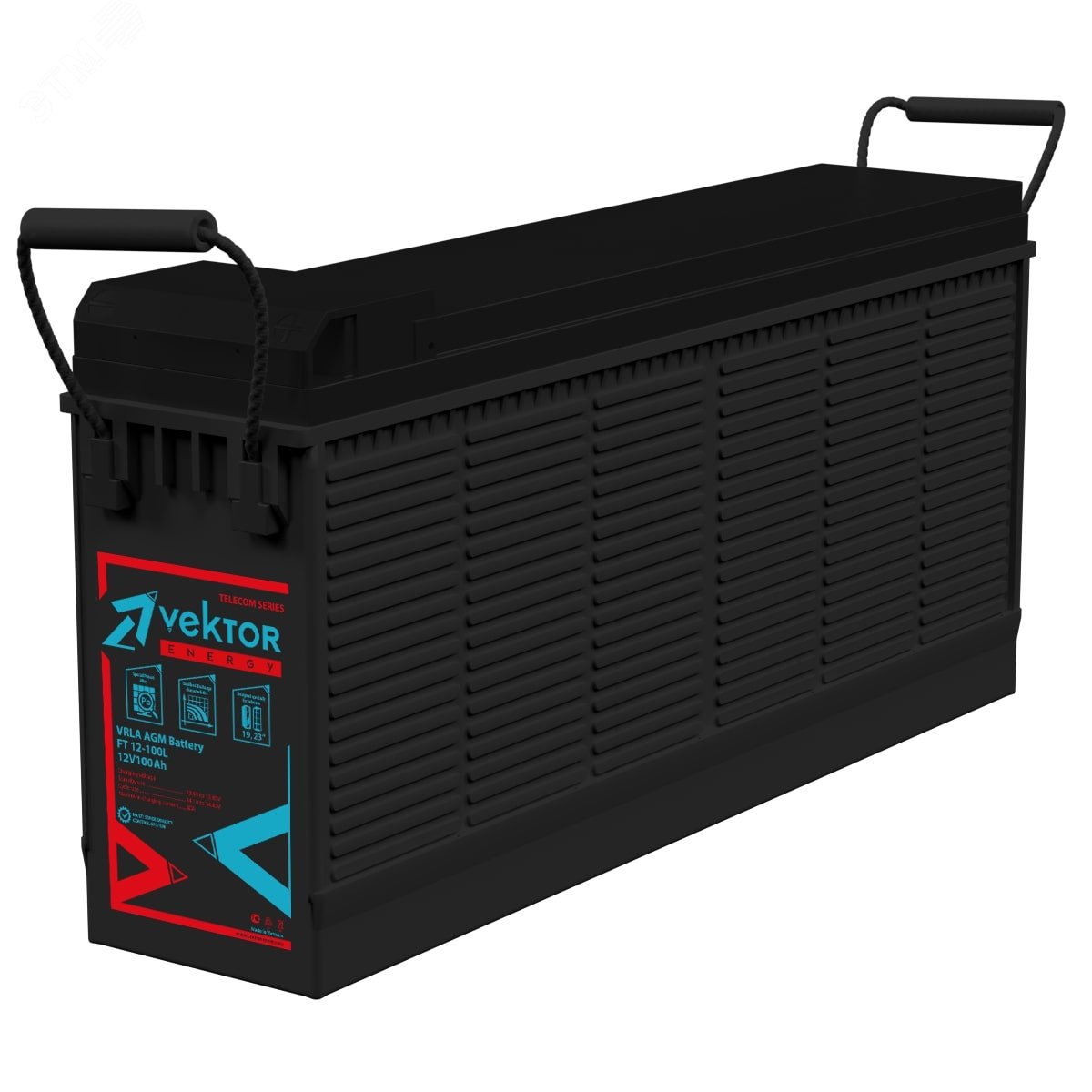 Аккумуляторная батарея Vektor Energy FT 12В 100Ач артикул FT 12-100L ...