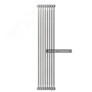 Изображение товара Радиатор трубчатый настенный двухрядный 1792/62/8 нижнее подключение с комплектом кронштейнов стальной глянцевый (шт)