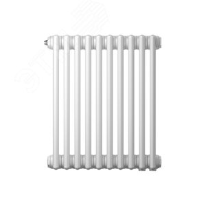 Изображение товара Радиатор трубчатый настенный трехрядный 500/100/18 нижнее подключение с комплектом кронштейнов белый (шт)