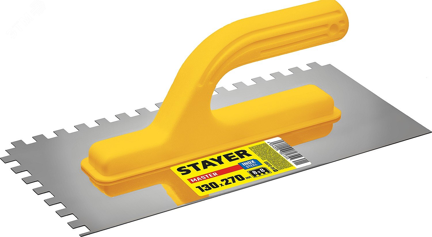 Изображение товара Гладилка 130х270 мм нержавеющая сталь для штукатурных работ